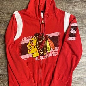 Reebok Chicago Blackhawks Zip Up Hoodie